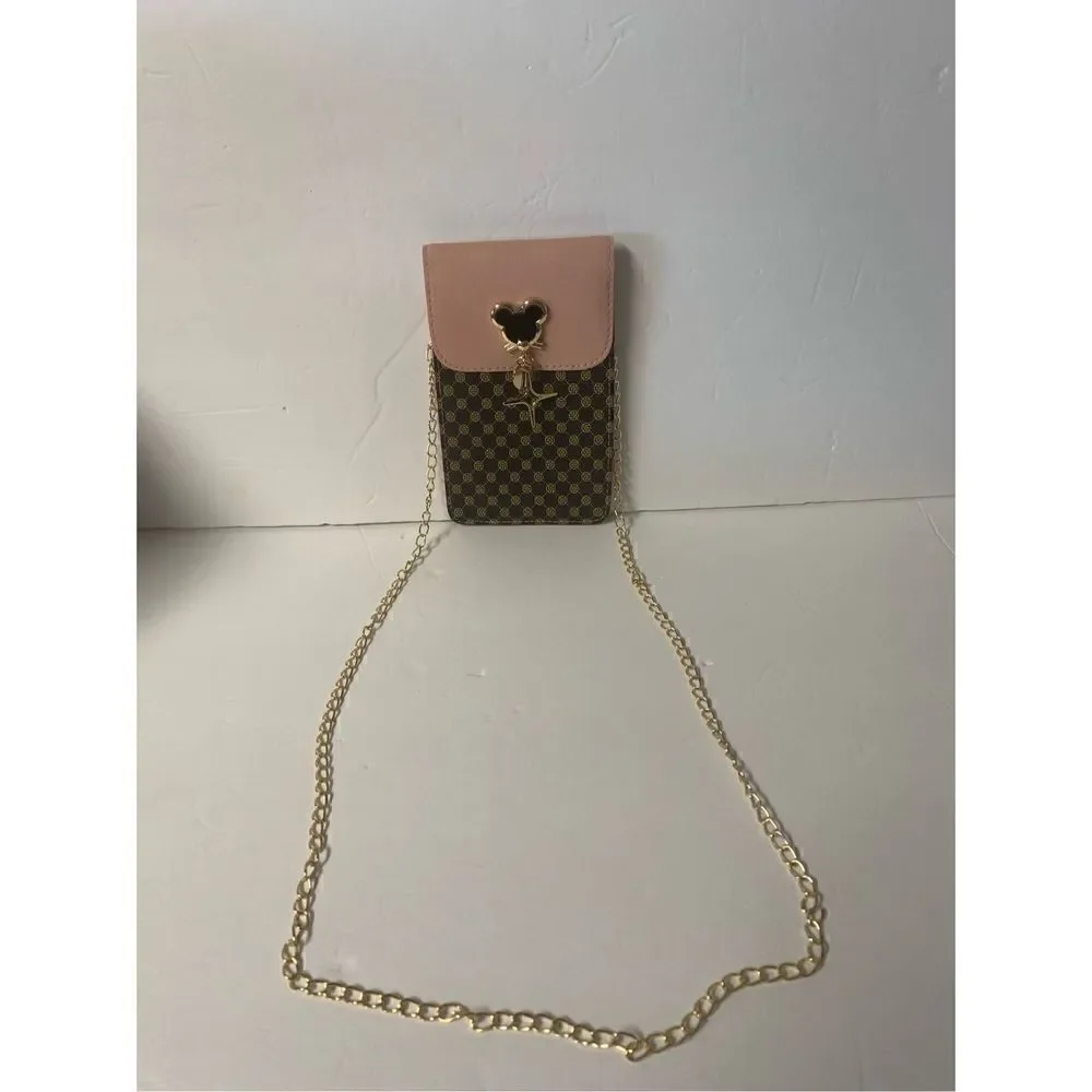 Geometric Pattern mini phone bag, Mickey - Picture 2 of 10